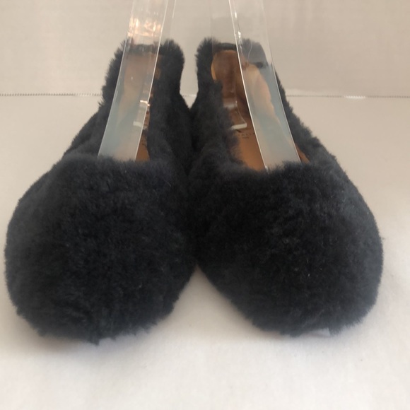 AQUATALIA Made in Italy Women's Brinley Shearling Leather Ballet Flats Size 5.5 - Picture 5 of 10